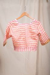 Coral Linen Blouse